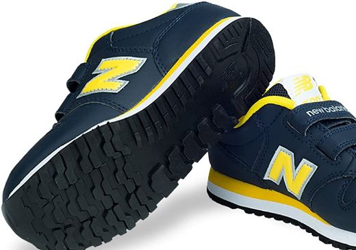Imagen de  Nuevo New Balance NBKV500YYI, Zapatillas Unisex niños, Azul Marino/Amarillo/Blanco, 22.5 EU