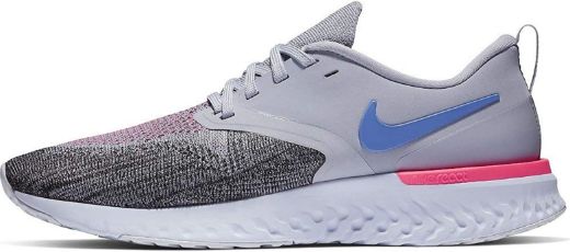 Imagen de Nike Odyssey React Flyknit 2, Running Shoe Mujer, Indigo Haze/Sapphire/Negro/Iron Purple