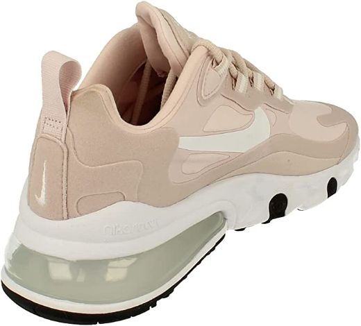 Imagen de Nike Air Max 270 React Mujeres Corriendo Entrenadores Ct1287 Zapatillas Zapatos, Barely Rose White Black
