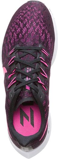 Imagen de Nike Air Zoom Pegasus 36 - Zapatillas de correr para mujer, (Negro/Rosa Blast/True Berry/Blanco)