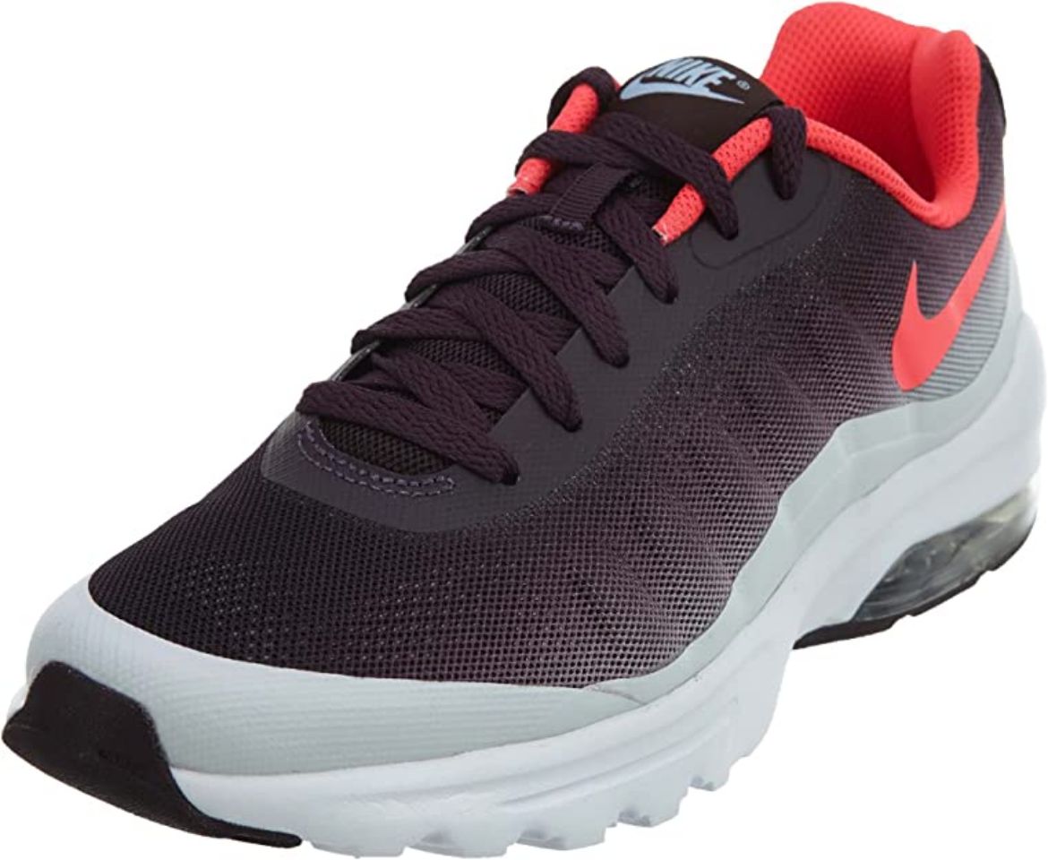 Sport. Nike Max Invigor Zapatillas de correr para hombre, Rojo Puerto/Rojo Solar/Platino puro)