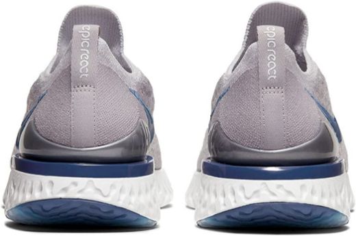 Imagen de Nike Epic React Flyknit 2, Zapatillas de Atletismo Hombre, Multicolor (Vast Grey/Coastal Blue/Atmosphere Grey 015)