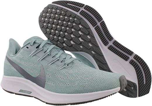 Imagen de Nike Air Zoom Pegasus 36 - Zapatillas de correr para mujer, (Ocean Cube/Mtlc Cool Gris-Pure Platinum)