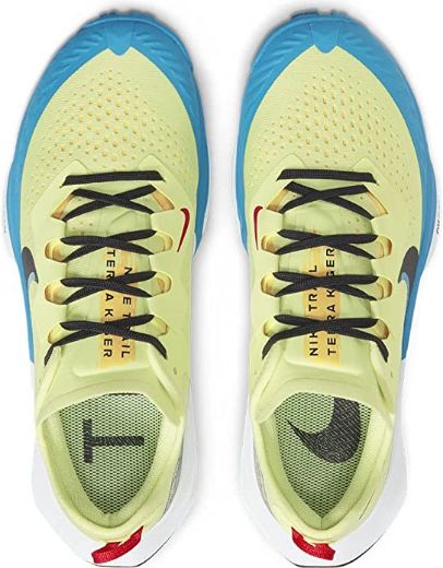 Imagen de Nike W Air Zoom Terra Kiger 7, Zapatillas para Correr Mujer, Limelight Off Noir Laser Blue Dk Sulfur Chile Red